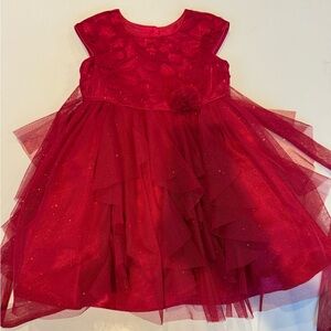 Jona Michelle Red Party Dress Size 3T